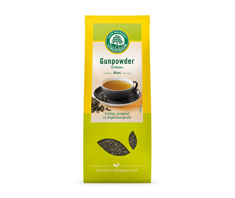 Eticheta Produs Frunze de Ceai Verde Gunpowder