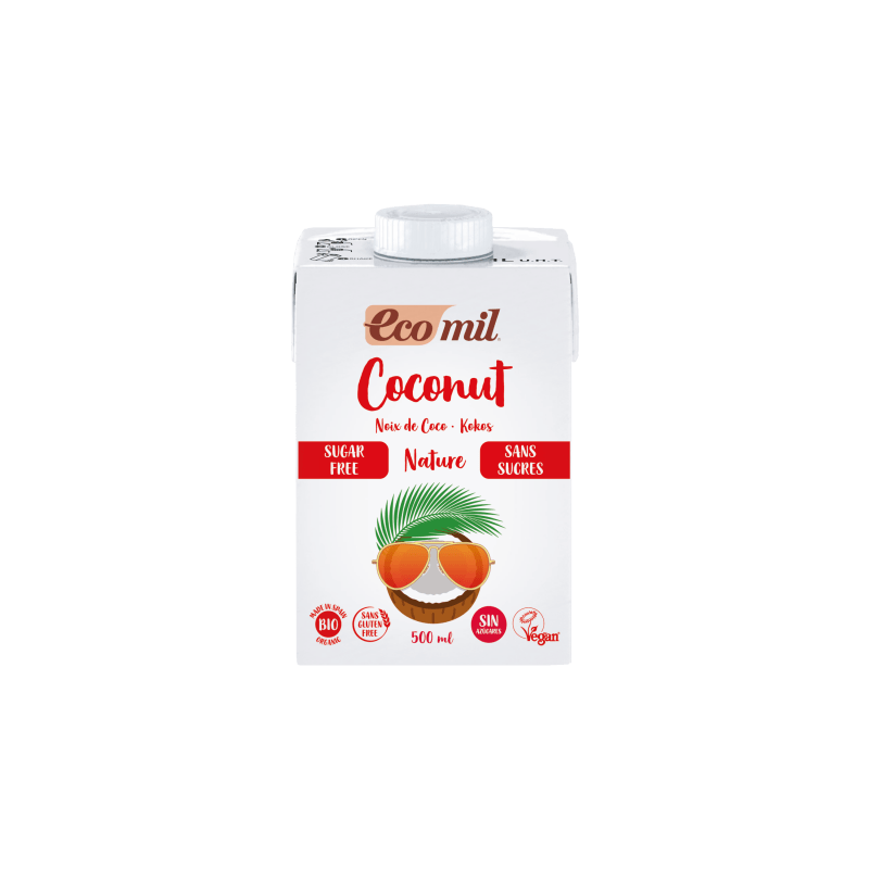 Lapte de Cocos NATURE Neindulcit, Ecologic Bio EcoMil - 500 ml. Poza 6727
